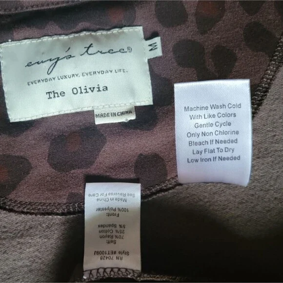 Evy's Tree 'The Olivia' Zip Up Animal Print Jacket - M - Picture 7 of 10